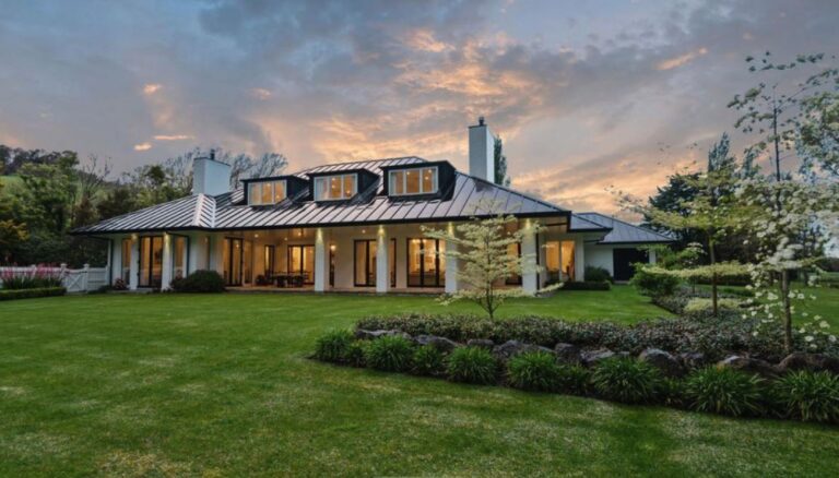 East elevation evening